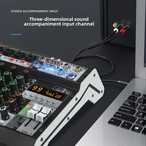 Dabeatz Professional 6 Channel Mixer