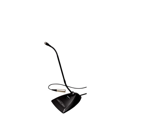 Shure MX412D/C | Cardioid Microflex Desktop Gooseneck Condenser Microphone with Base and Cable