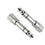 DaBeatz 3.5mm Female to 6.35mm Male Plug Stereo Audio Jack Adapter Converter Connecter (Silver)