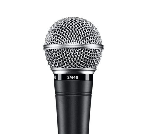 Shure SM48-LC Vocal Dynamic Microphone, Cardioid