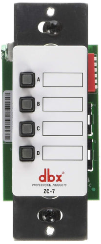 dbx ZC-7 Wall-Mounted Zone Controller