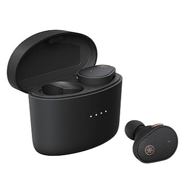 Yamaha Audio Tw-E5B True Wireless Earbuds|True Sound,Bluetooth,Aptx Adaptive,Built-in Microphones for Clear Voice Calls,Ambient Sound&Listening Care|Black,in-ear