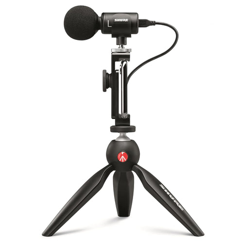 Shure MV88+ Video Kit With Digital Stereo Condenser USB Microphone