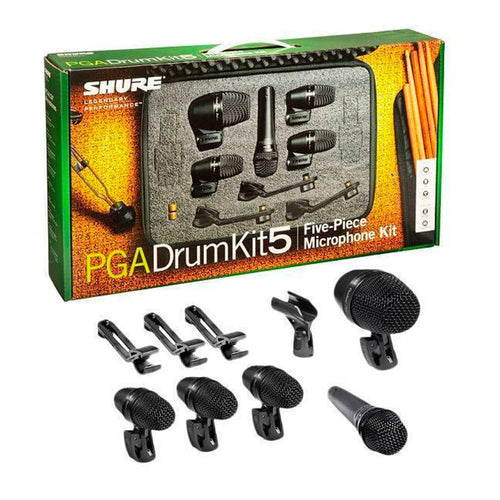 Shure PGADRUMKIT5 5-Piece Drum Microphone Kit