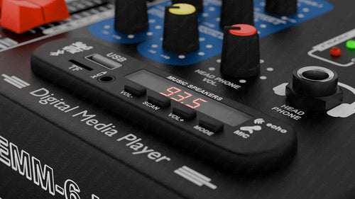 DaBeatz EMM-6 6-Channel mixer with USB