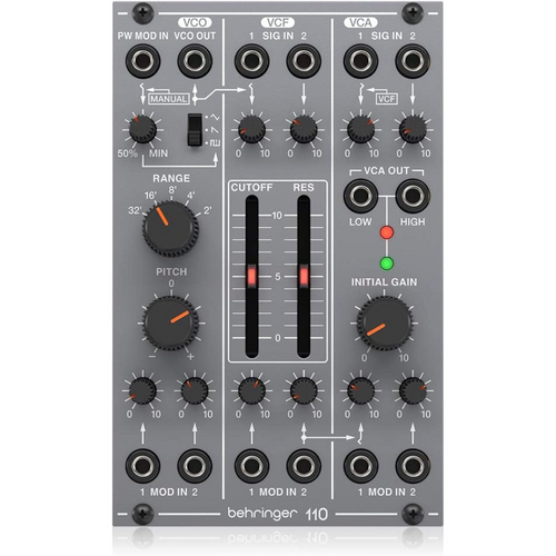 बेह्रिंगर 110 VCO/VCF/VCA PA इफेक्ट प्रोसेसर 